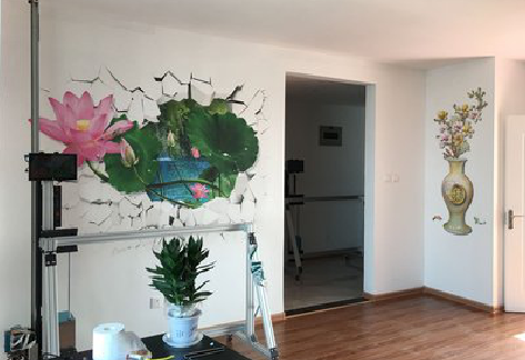  临海墙体彩绘相比墙纸的优势。