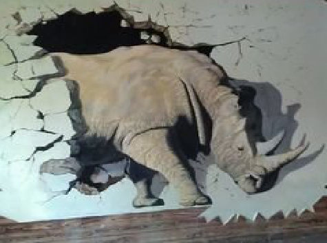  临海在墙绘中，如何绘制3D效果？