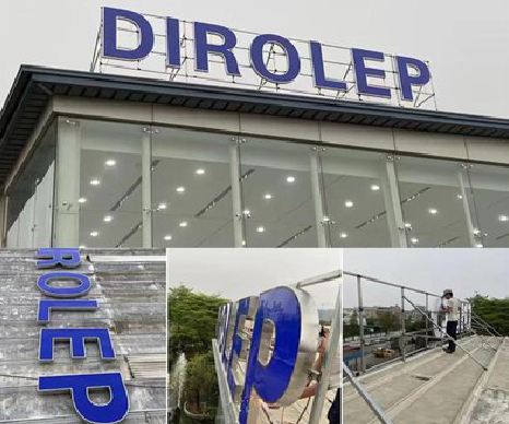  临海楼顶发光字安装的注意事项。